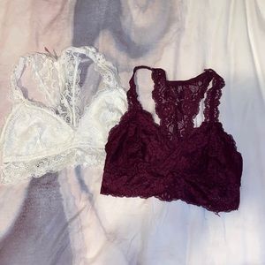 Rose + Vine bralettes 🦶